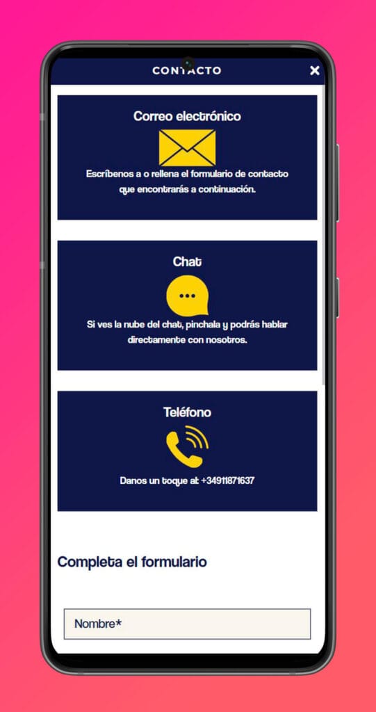 Atención al cliente de Gratogana Casino
